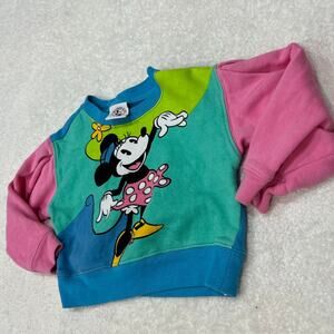 VTG Disney Baby Colorblock Pullover Size 4